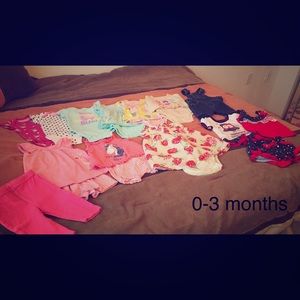 Baby girl clothes 0-3 months
